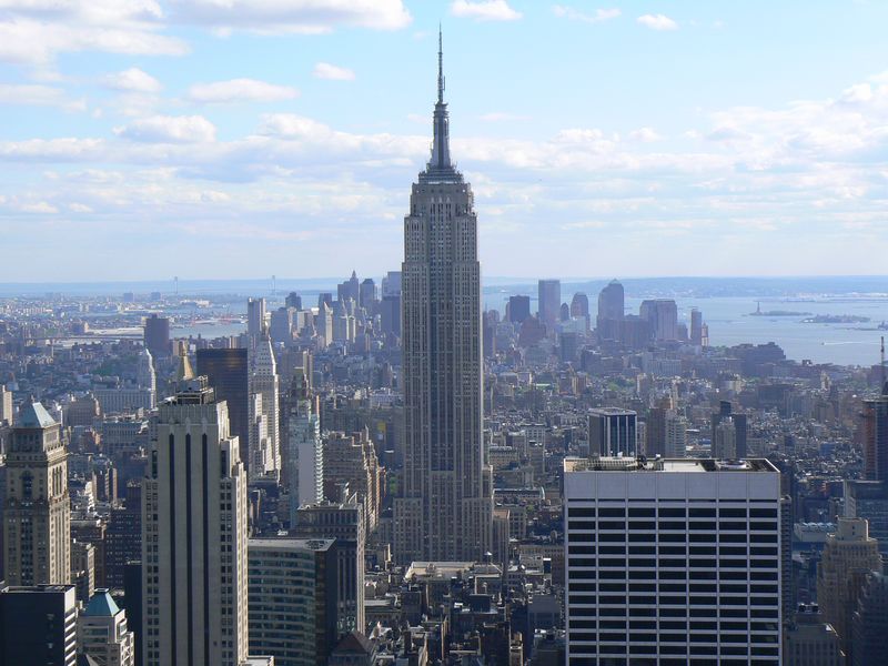 Empire State Building: Empire State Building vu du Top Of The Rock 2